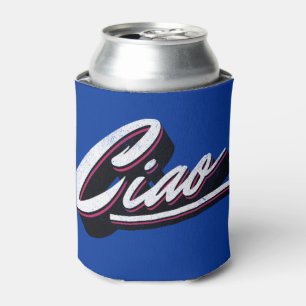 Porta-lata Design de texto Ciao