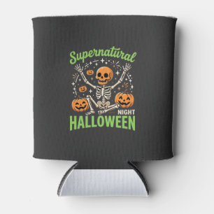 Porta-lata Design de Vetor de Halloween de Esqueleto Supernat