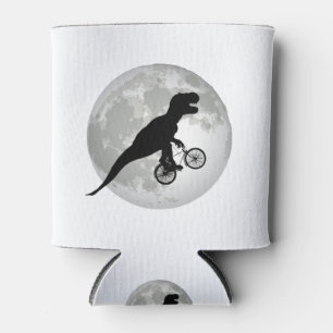 Porta-lata Design Divertido de T-Rex Voando na Lua