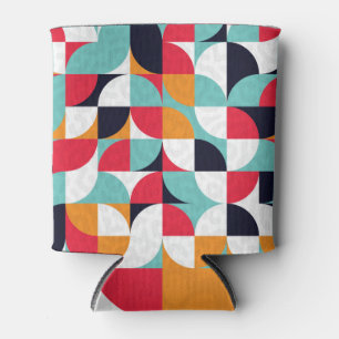 Porta-lata Design Geométrico: Fundo do Estoque Vintage