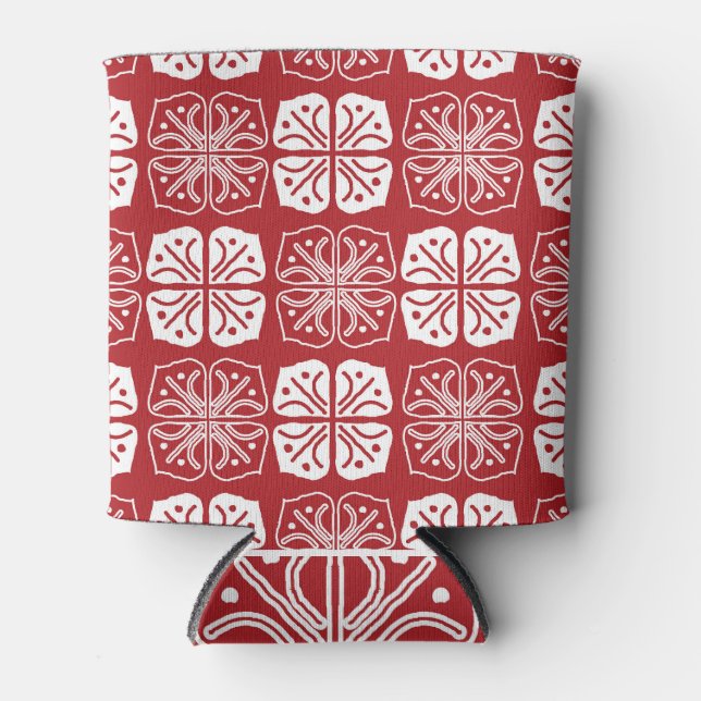 Porta-lata Design indonésio Batik Kawung Gurda (Frente)