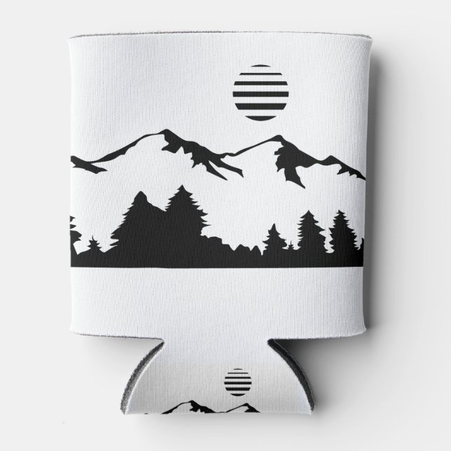 Porta-lata Design Sol de Montanha (Frente)