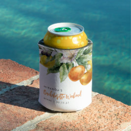 Porta-lata Despedida de Solteira em Aquarela Boho Citrino Lar