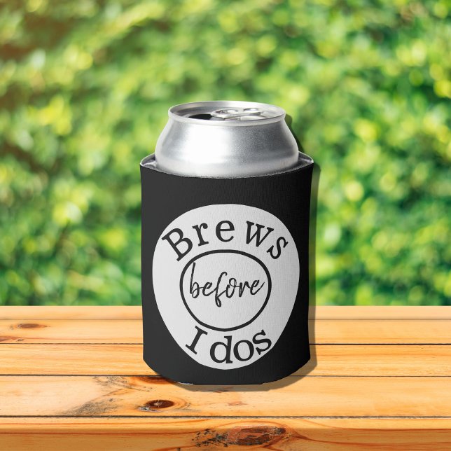 Porta-lata Despedida de solteiro antes que eu faça preto (Criador carregado)