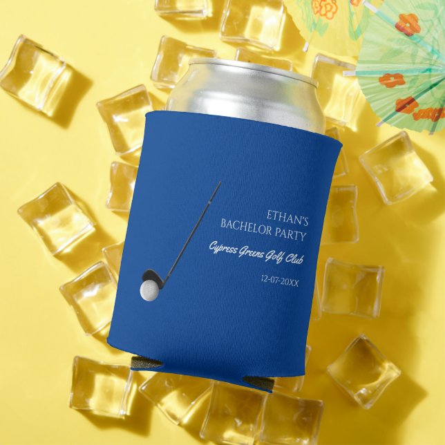 Porta-lata Despedida de Solteiro no Golfe - Viagem de Golfe C (Verão in situ)