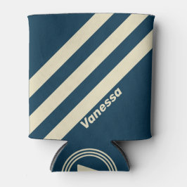 Porta-lata Desvanecimento do Marinho Retroativo Três Fitas co