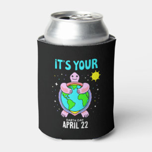 Porta-lata Dia da Terra Desenho de Tartaruga 22 de Abril Para