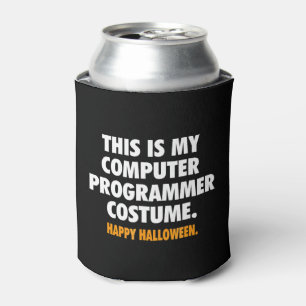 Porta-lata Dia de as Bruxas engraçado Para Programadores
