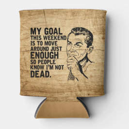 Porta-lata Dia de os pais de Humor com Pai Preguiçoso