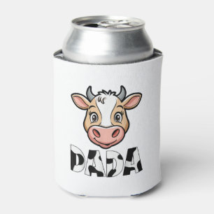 Porta-lata Dia de os pais de Padrão de Vaca Dada Impressão