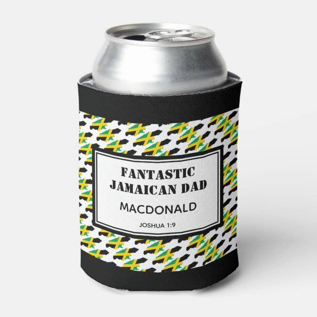 Porta-lata Dia de os pais FANTÁSTICO JAMAICAN Personalizado (Can Front)