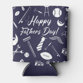 Porta-lata Dia de os pais marinho