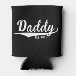 Porta-lata Dia de os pais - "Pai Est. Adicionar ano"