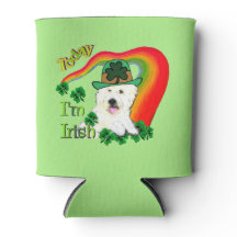 Dia de São Patrício de Terrier Branco da Highland 