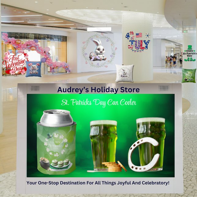 Porta-lata Dia de São Patrício pode resfriar (Criador carregado)