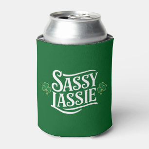 Porta-lata Dia de São Patrício Sassy Lassie Engraçado Irish G