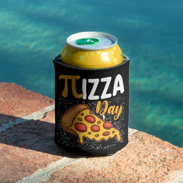 Porta-lata Dia do Pizza Pi Amantes da Matemática Matemática (Piscina in situ)