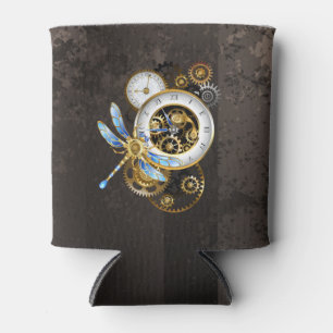 Porta-lata Dials Steampunk com Dragonfly