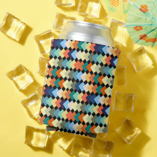 Porta-lata Diamantes de cor clara