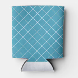 Porta-lata Diamond Pattern Aqua