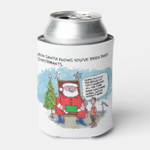 Porta-lata Diga ao Papai Noel que o cooler de lata