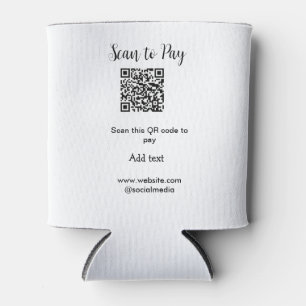Porta-lata Digitalizar para pagar digitalização código QR adi