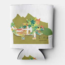 Porta-lata Dino Roar - Arte infantil para COC