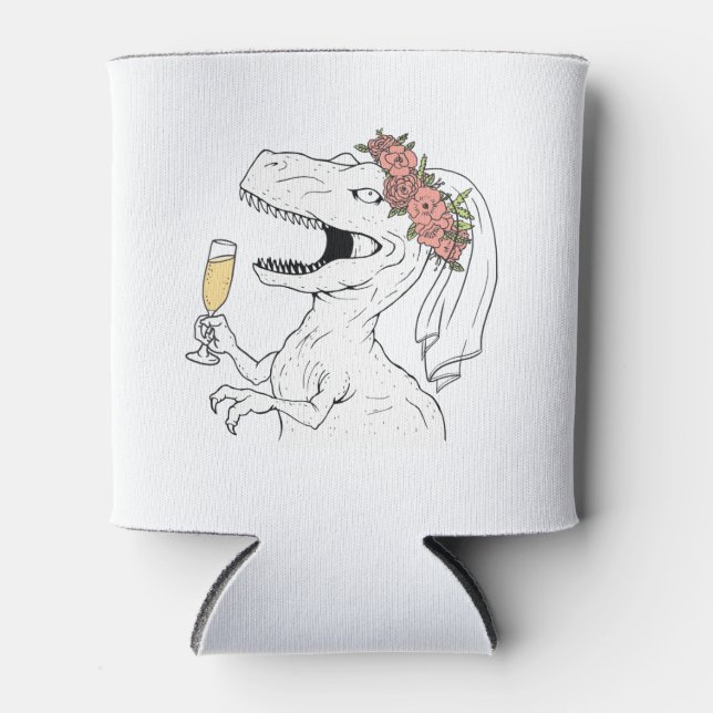 Porta-lata Dinosaur Bride Beer Cooler (Frente)
