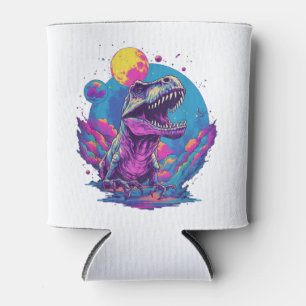 Porta-lata Dinossaur Xmas Árvore Buffalo Xadrez Trex Dinossau