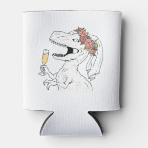 Porta-lata Dinossauro Noiva Cerveja Cooler