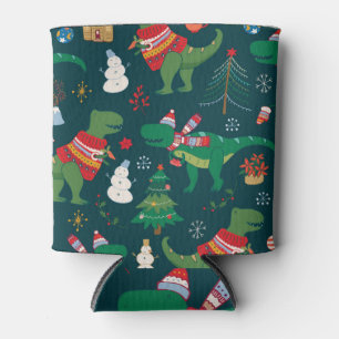 Porta-lata Dinossauro T-Rex: Ano Novo de Natal.