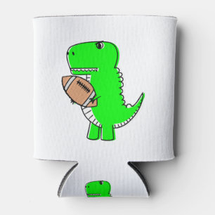 Porta-lata Dinossauro Verde Ama Futebol