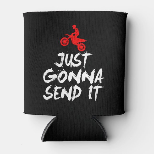 Porta-lata Dirt Bike Motocross uma correria de cavaleiros (Frente)