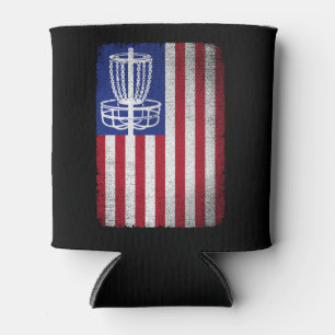 Porta-lata Disco Voador Golf Homens Mulheres Bandeira America
