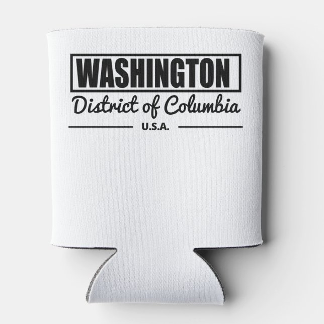 Porta-lata Distrito de Washington de Columbia (Traseira)