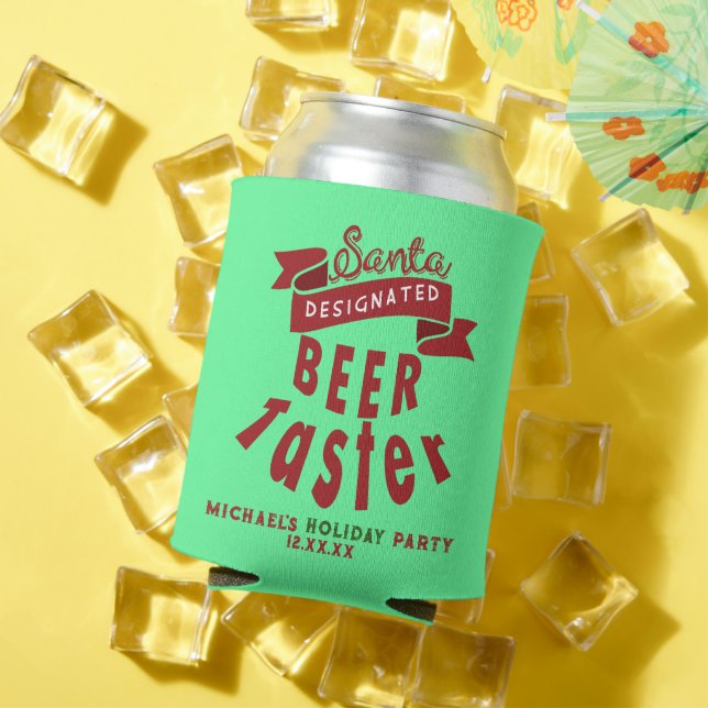 Porta-lata Ditos de Natal Engraçados pela Cerveja Personaliza (Verão in situ)