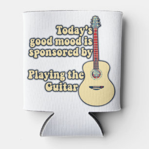 Porta-lata ditos inspiradores positivos de guitarra