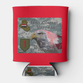 Porta-lata Div Iraque Combat Veterano, 1rua Infância