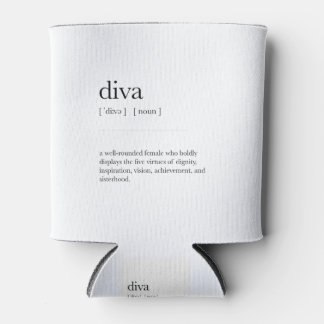 Porta-lata Diva Definição Significa Dictionary Art Decor