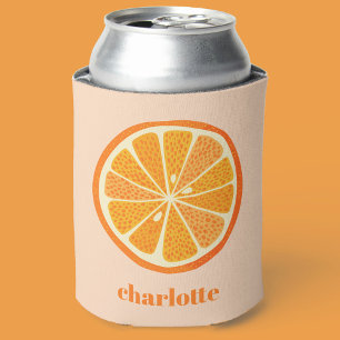 Porta-lata Diversão Citrus Orange Personalizada
