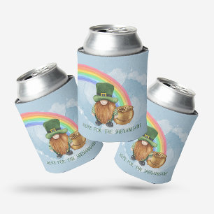 Porta-lata Diversão de Gnome Irlandês Dia de São Patrício