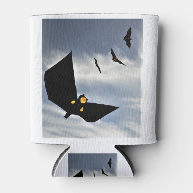 Porta-lata Divertido para ventiladores de Bat (Frente)