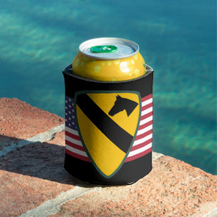 Porta-lata Divisão de Cavalaria 1rua Patch Estados Unidos