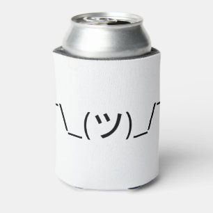 Porta-lata ¯ do Emoticon da encolho de ombros \ japonês