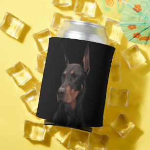 Porta-lata Doberman Pinscher