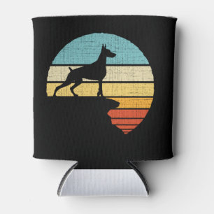 Porta-lata Dobermann Retro Vintage 60s 70s Cachorro Proprietá