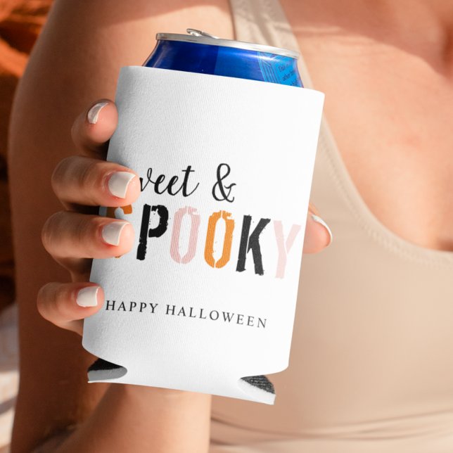 Porta-lata Doce Colorido E Spooky | Feliz Dia das Bruxas (Criador carregado)