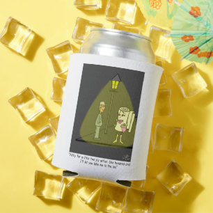 Porta-lata Dois Poster de Cartoon Engraçado