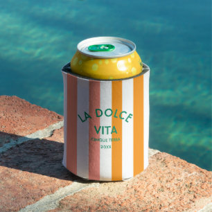 Porta-lata Dolce Vita Cinque Terra Cabana Stripe