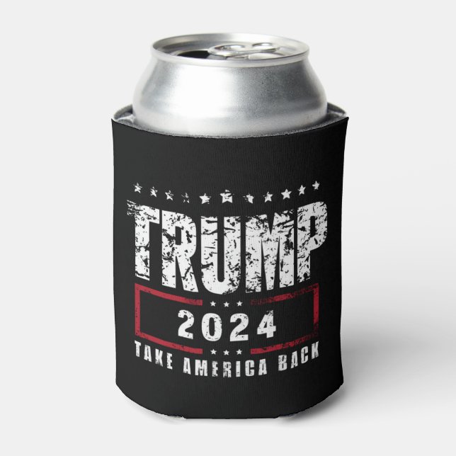 Porta-lata Donald Trump 2024 Retire a Eleição Americana (Can Front)